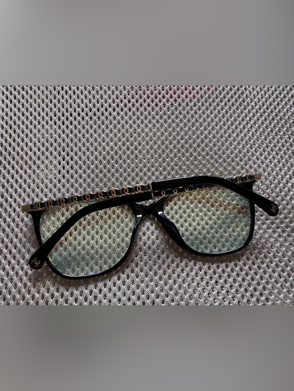 ✨ New CHANEL Black Eyeglasses / Blue Light Glasses Frame ✨ Chained CC Logo - Picture 4 of 8